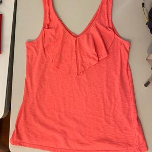 Lilly Pulitzer Shari ruffle V neck sleeveless top